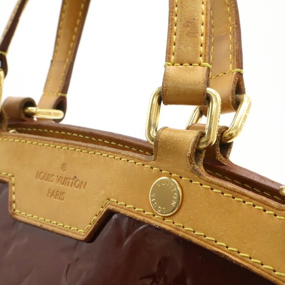 LOUIS VUITTON Red Monogram Shoulder Bag - Picture 10 of 10